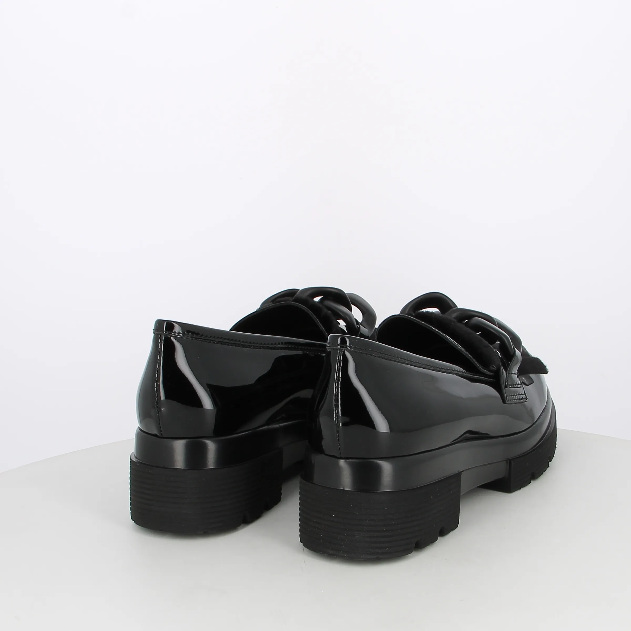 -----Comart -----Mocassini da donna platform con catena ----