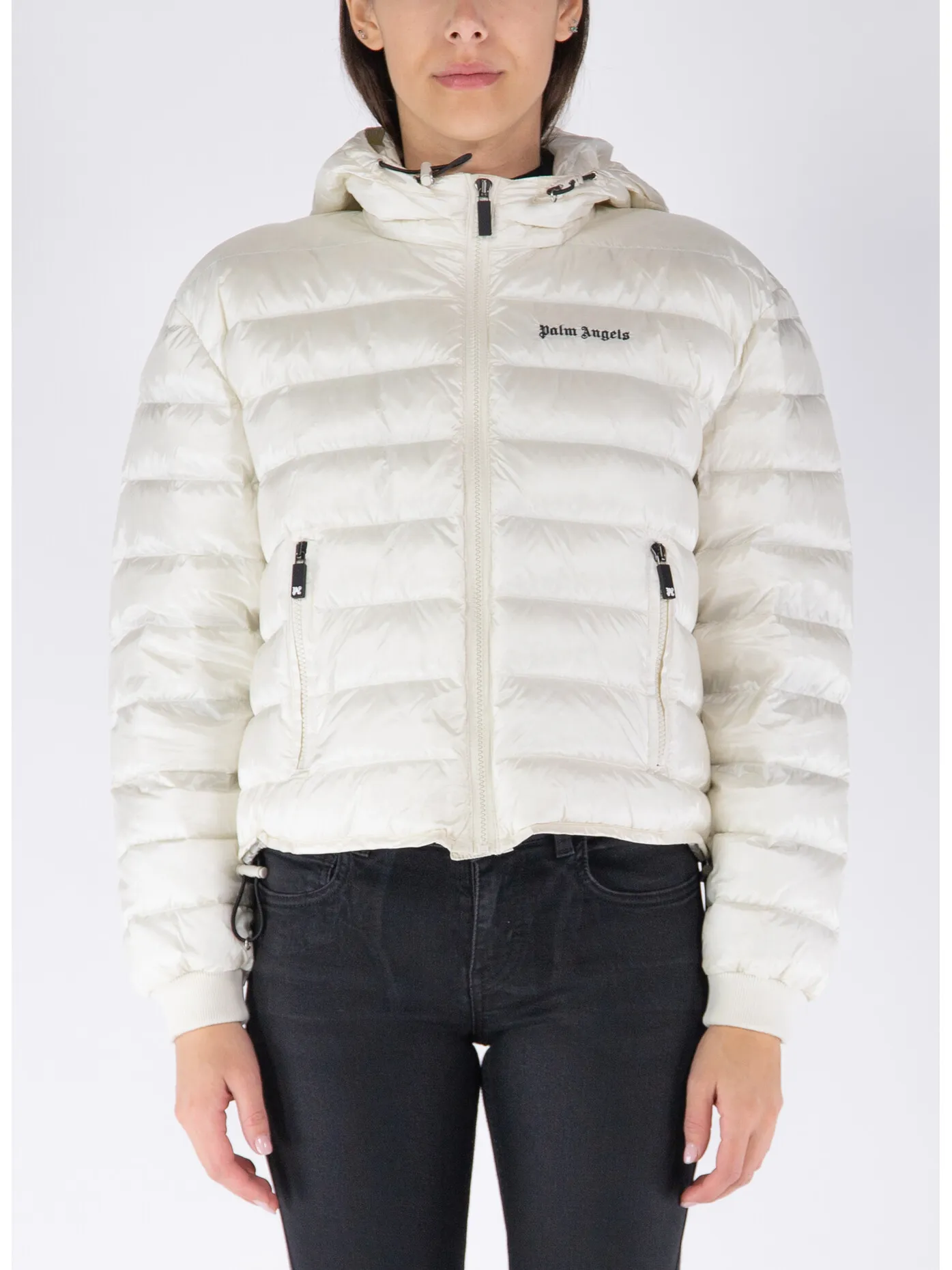     -PALM ANGELS    -PIUMINO CON CAPPUCCIO-