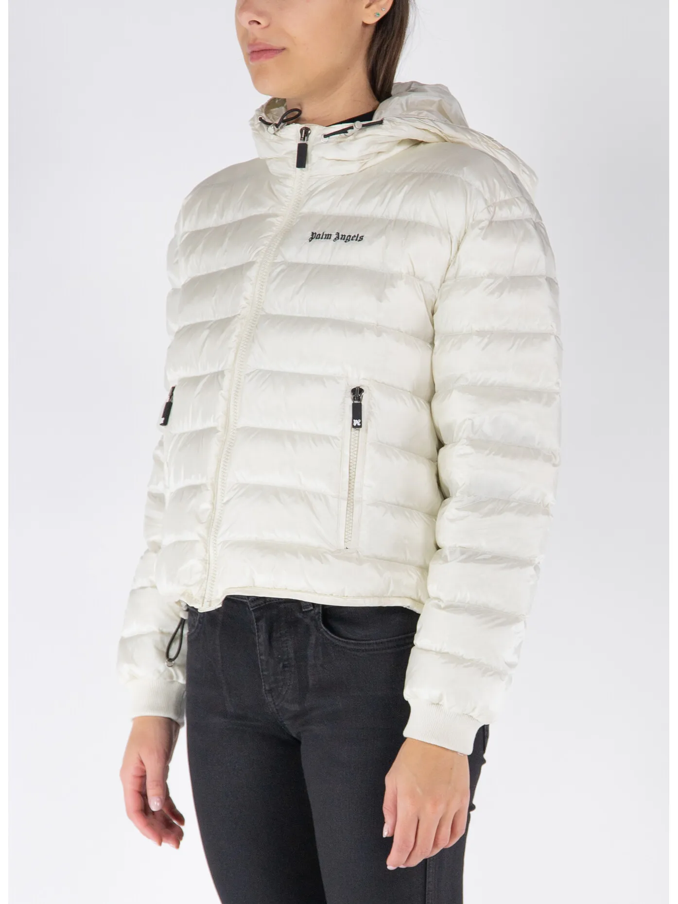     -PALM ANGELS    -PIUMINO CON CAPPUCCIO-