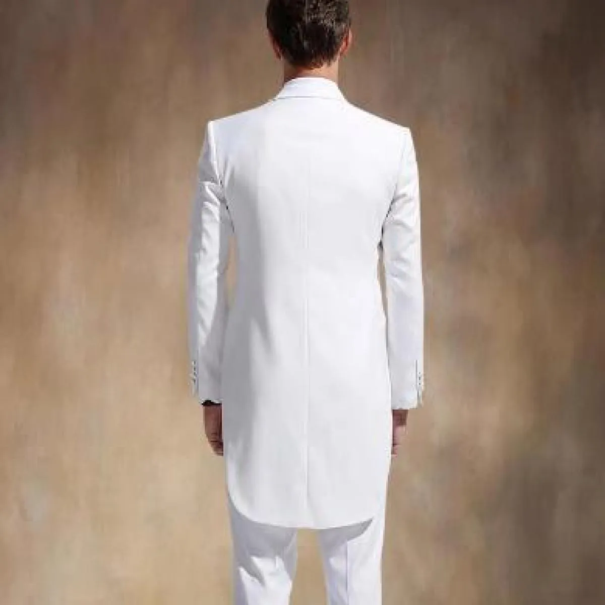 2022 frac italiano design bianco abito da uomo slim fit abiti da sposa per uomo smoking dello sposo giacca + pantaloni + gilet