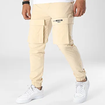 7186 Pantaloni da jogging beige