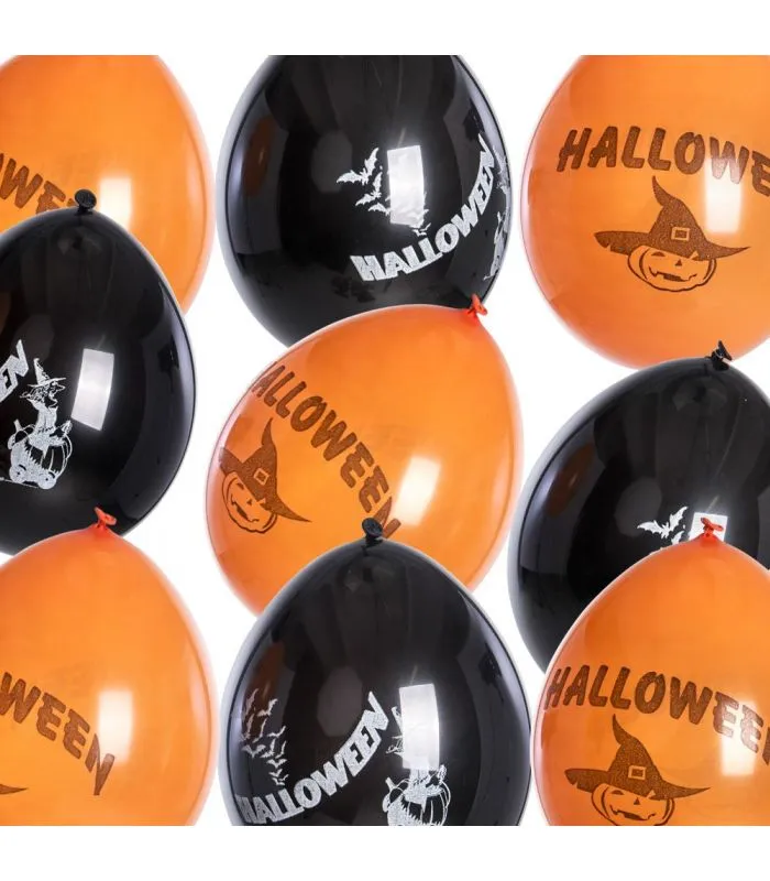 8 palloncini Halloween diam. cm. 30 ca.