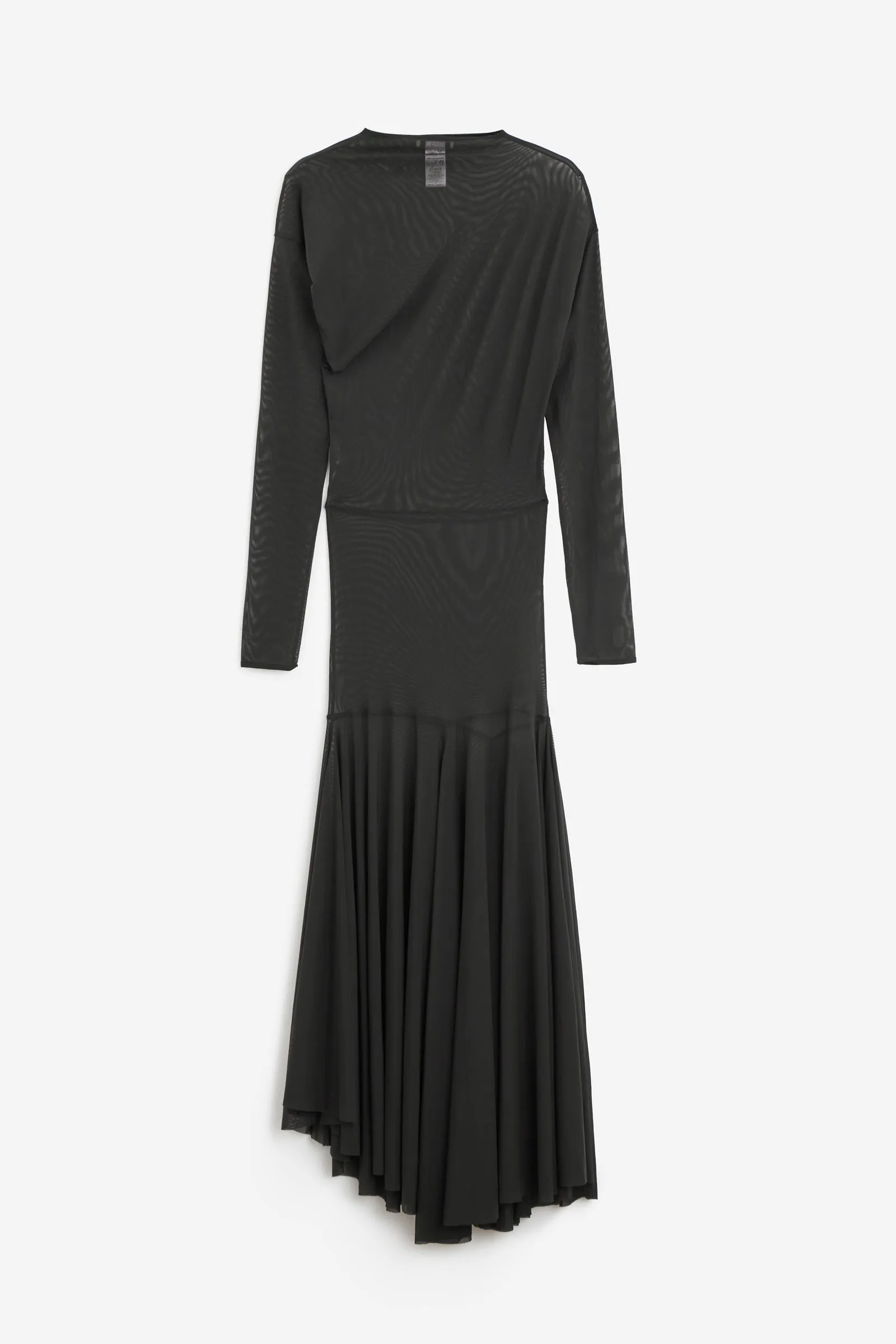Abito TRANSPARENT DRESS in cotone marrone