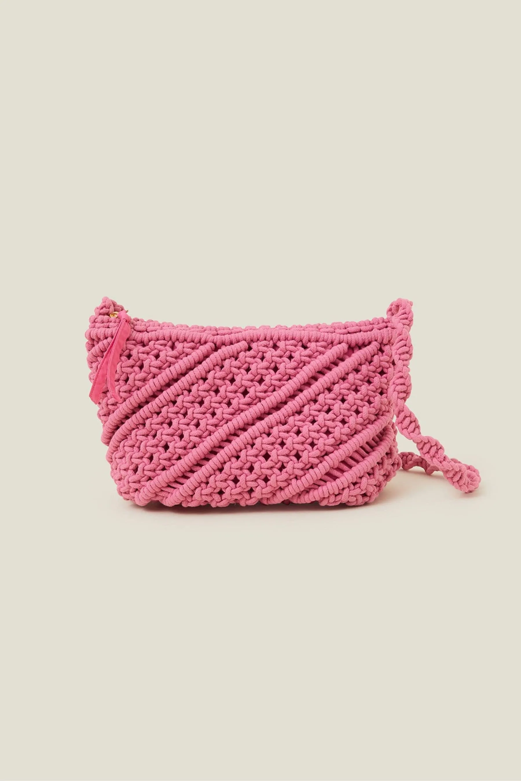Accessorize - Borsa a tracolla in macramé