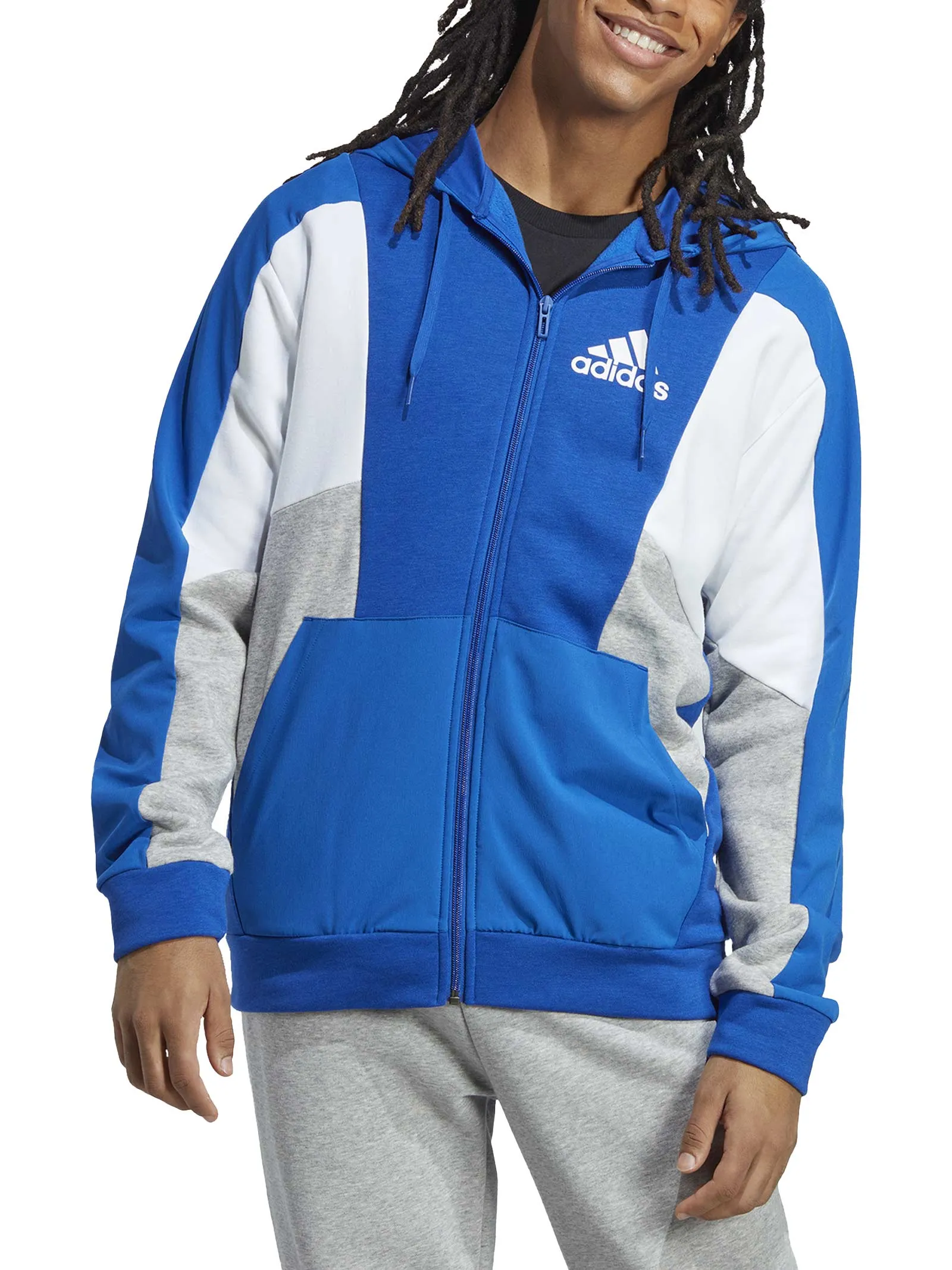 Adidas Felpa Uomo Essential Colorblock
