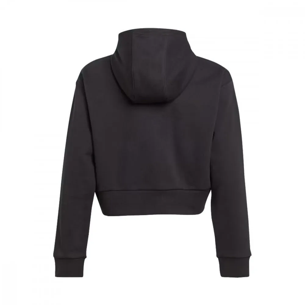 ADIDAS ORIGINALS FELPA CON CAPPUCCIO CROP TREFOIL BAMBINA