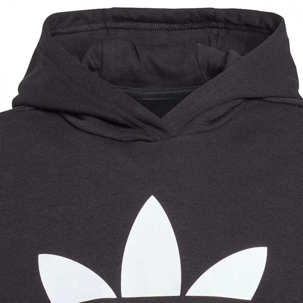 ADIDAS ORIGINALS FELPA CON CAPPUCCIO CROP TREFOIL BAMBINA