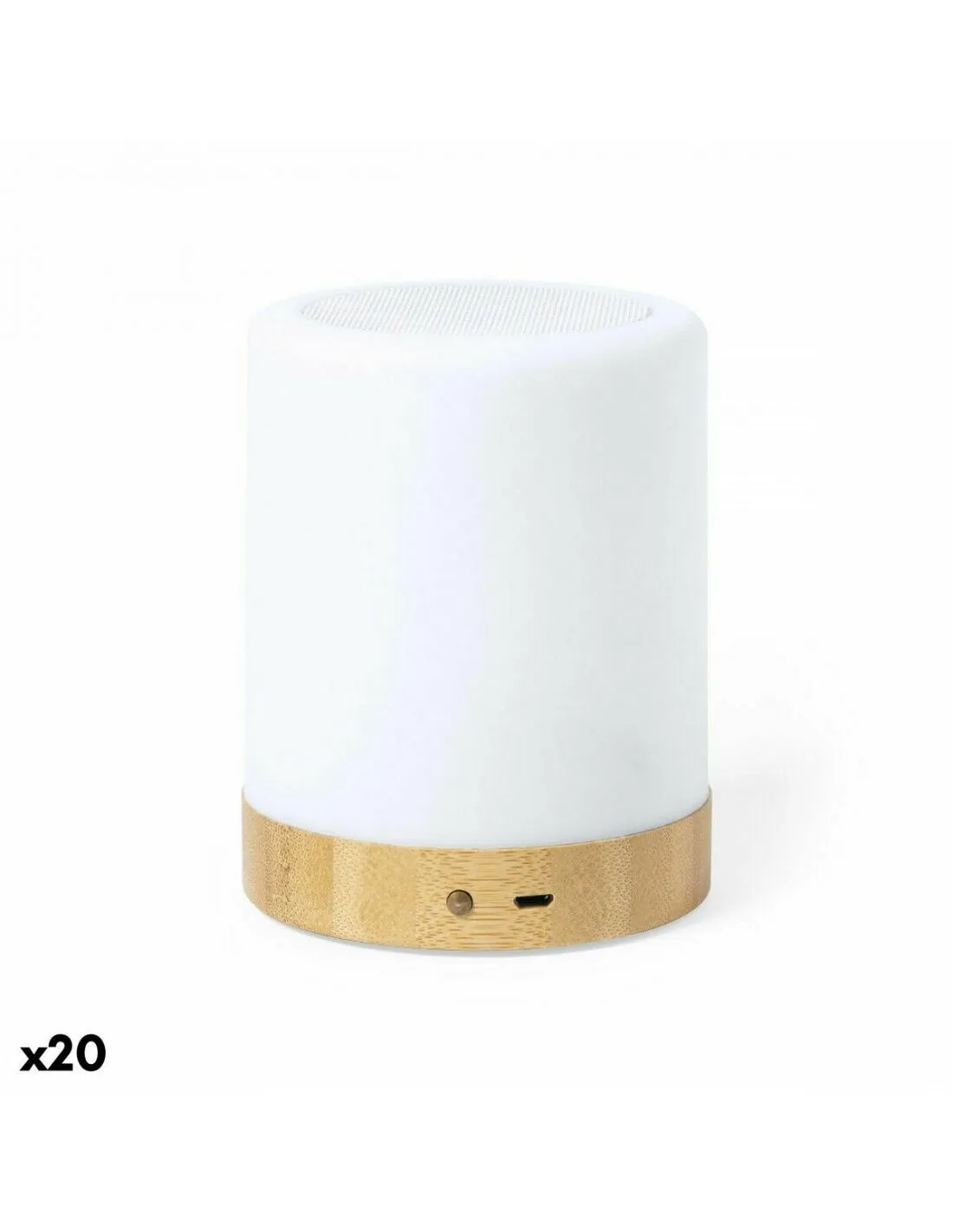 Altoparlante Bluetooth Portatile 141146 (20 Unità) Colore Bianco
