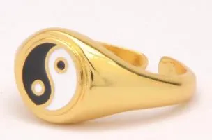 Anello elegante, ART440, nero
