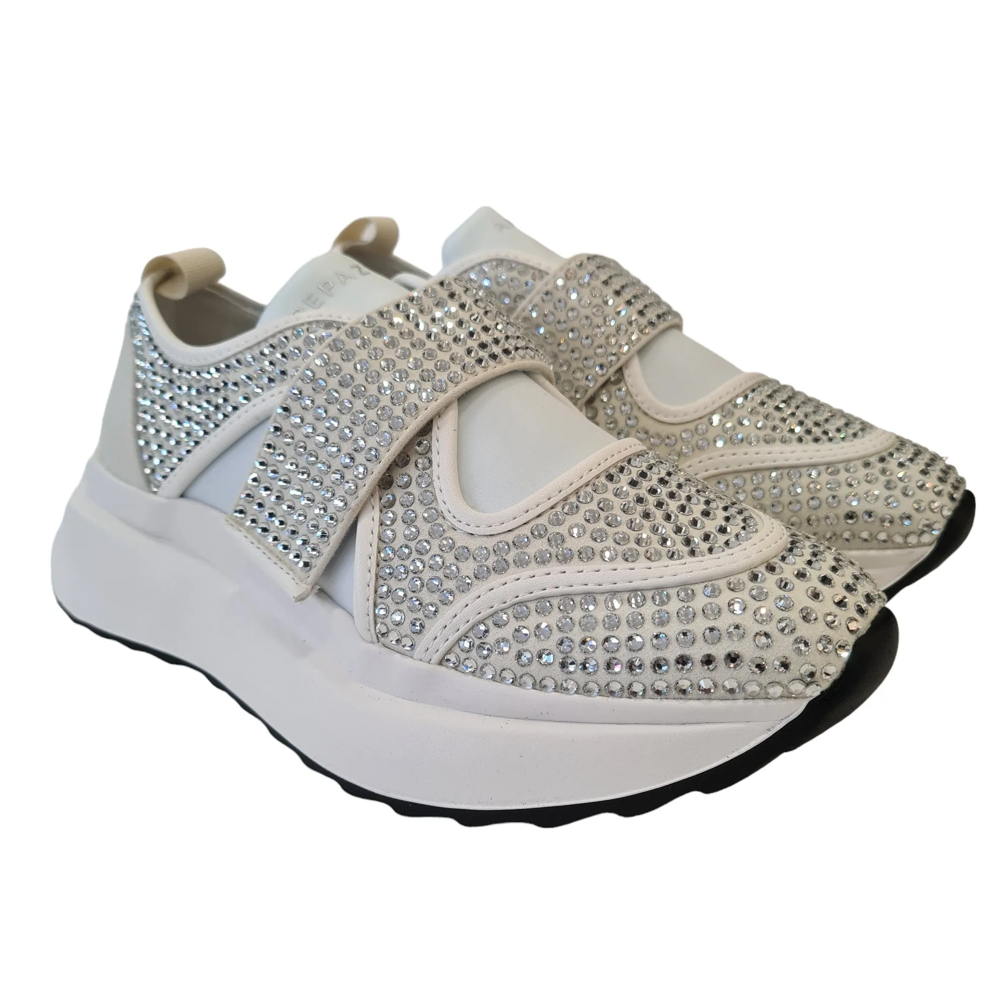 Apepazza Sneakers Donna Bianca-Cristallo Rif.714