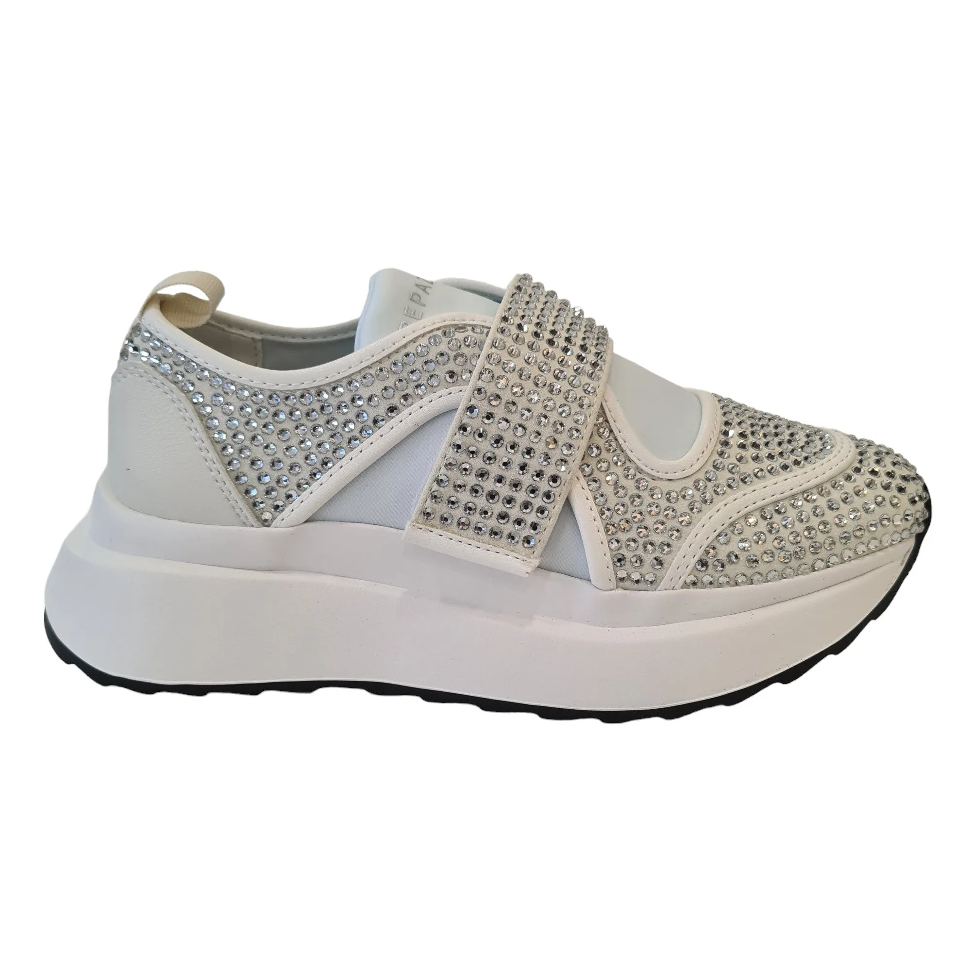 Apepazza Sneakers Donna Bianca-Cristallo Rif.714