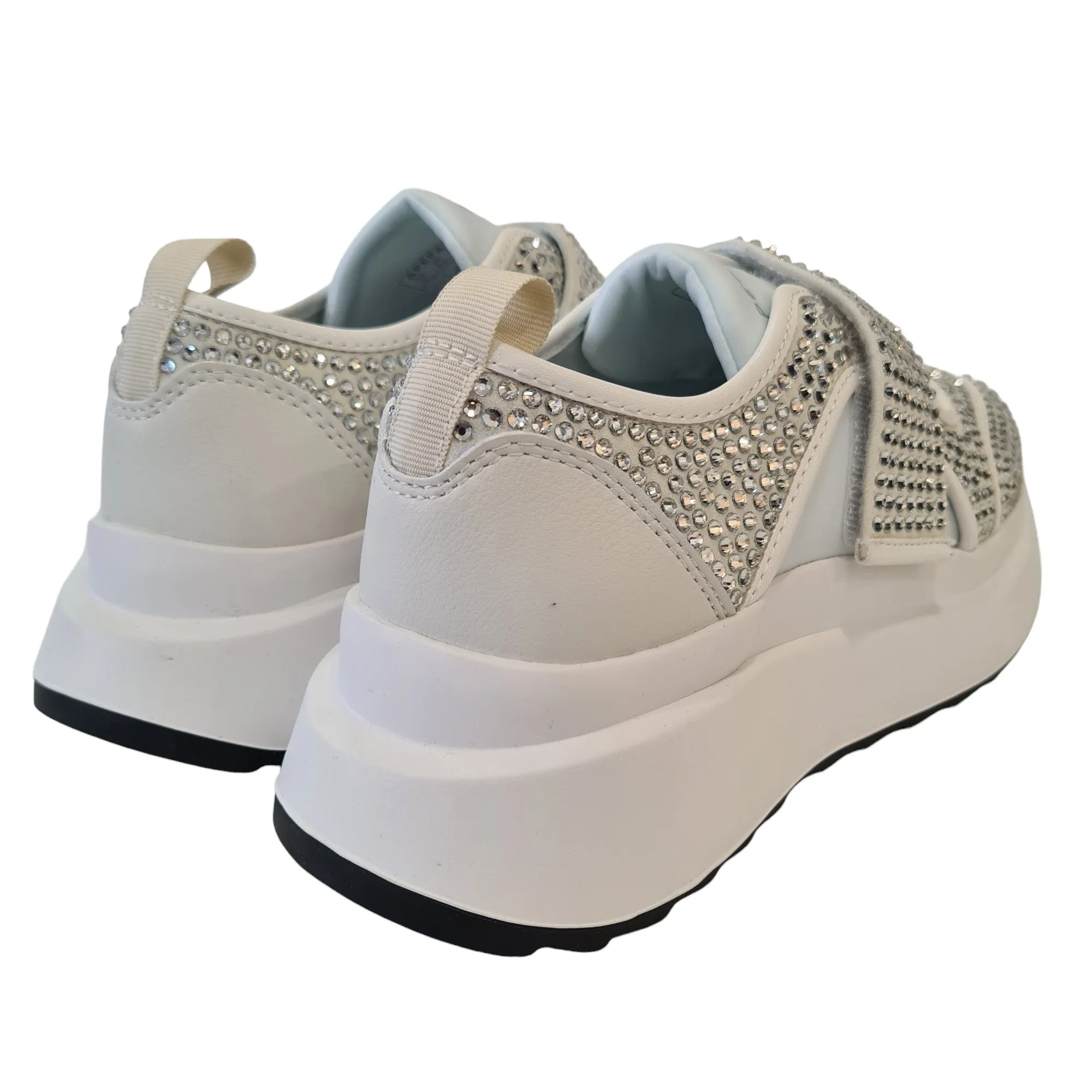 Apepazza Sneakers Donna Bianca-Cristallo Rif.714
