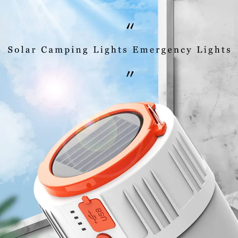 AUELEK - Lanterna da campeggio, ricaricabile tramite USB, con telecomando, 1000 lumen, 5 modalità, luce di emergenza, multifunzi