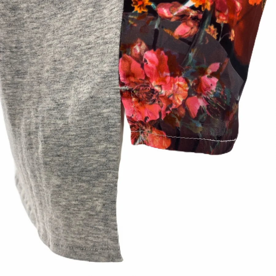 B47 maglia bimba girl GAUDI' grey/multicolor t-shirt
