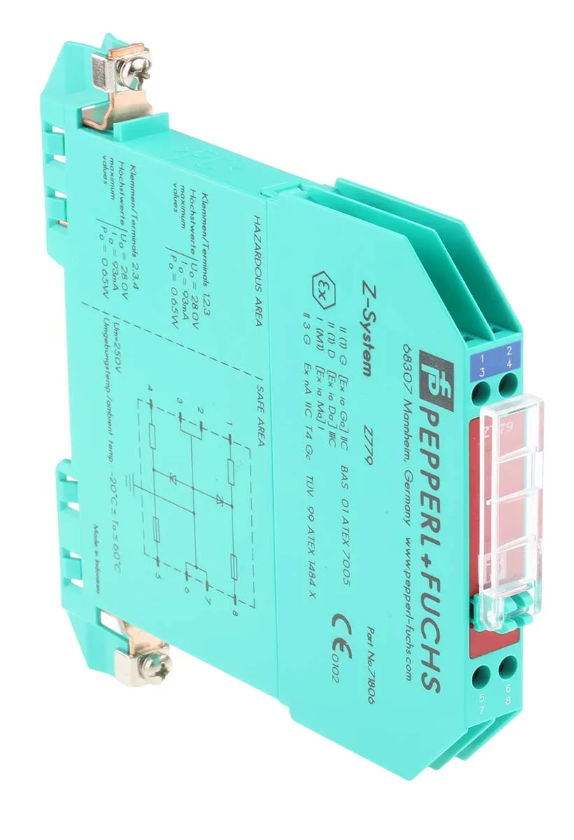 Barriera Zener Pepperl + Fuchs, 2 canali, 27V cc