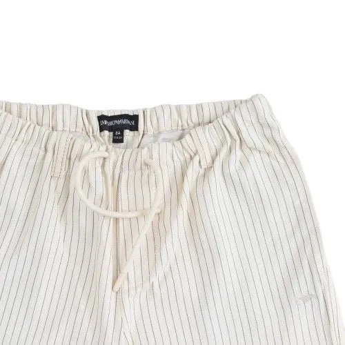 Bermuda rigati con coulisse Armani P/E 2024