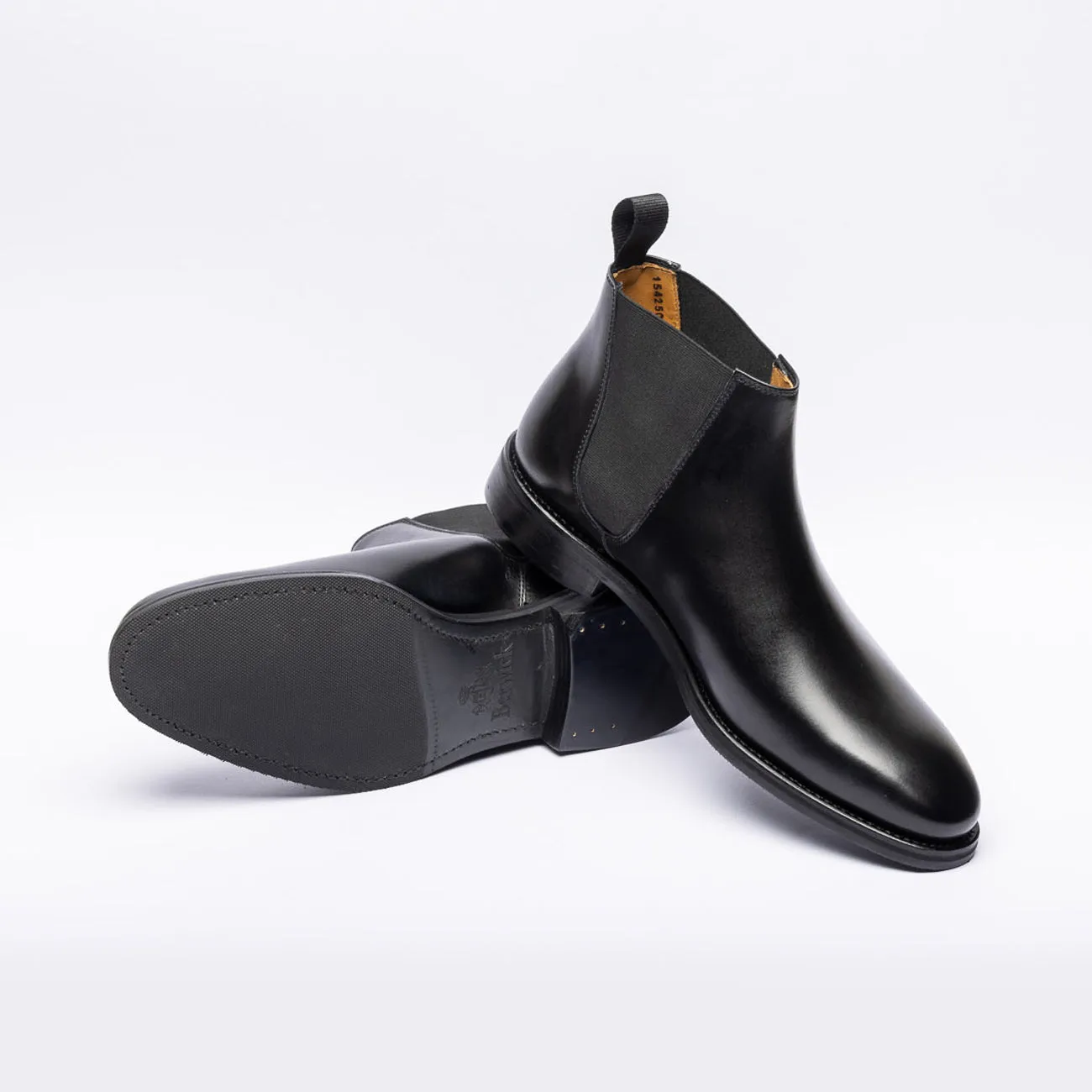 Berwick Stivale chelsea Berwick 308 in pelle nera