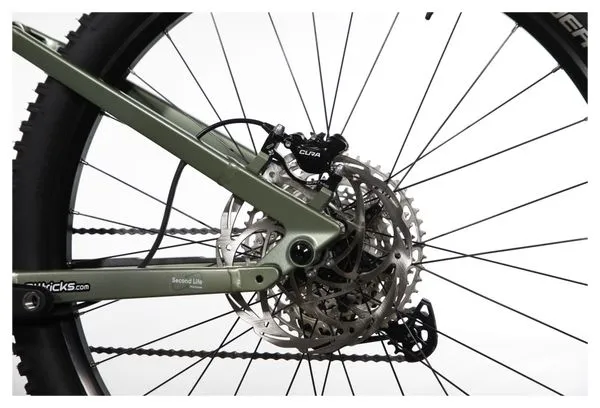 Bicicletta da esposizione - Caricabatterie Sunn 630 Shimano Deore 12V 625Wh verde 2023 MTB a sospensione integrale