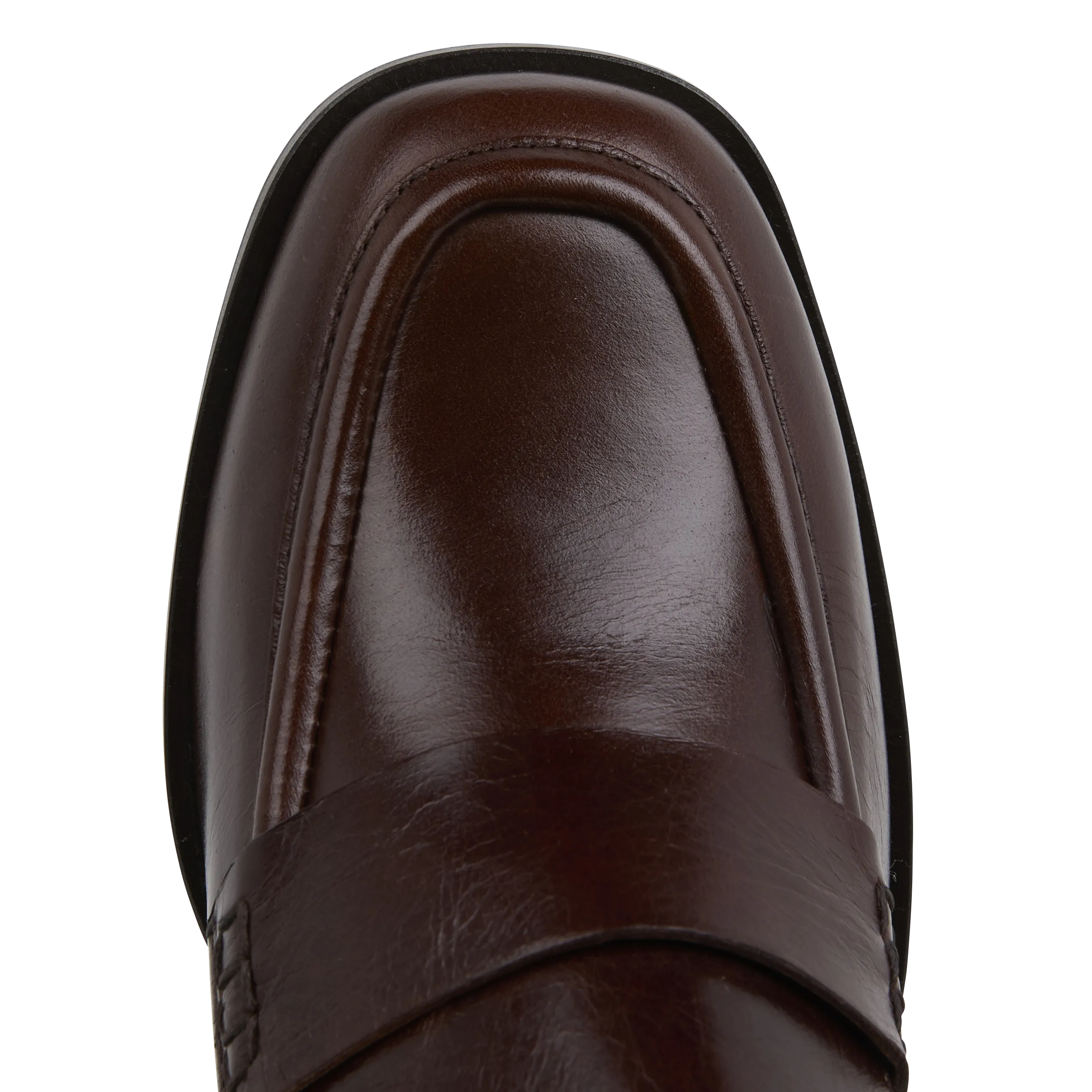  BILLI BI   Mocassini con tacco in pelle | Marrone