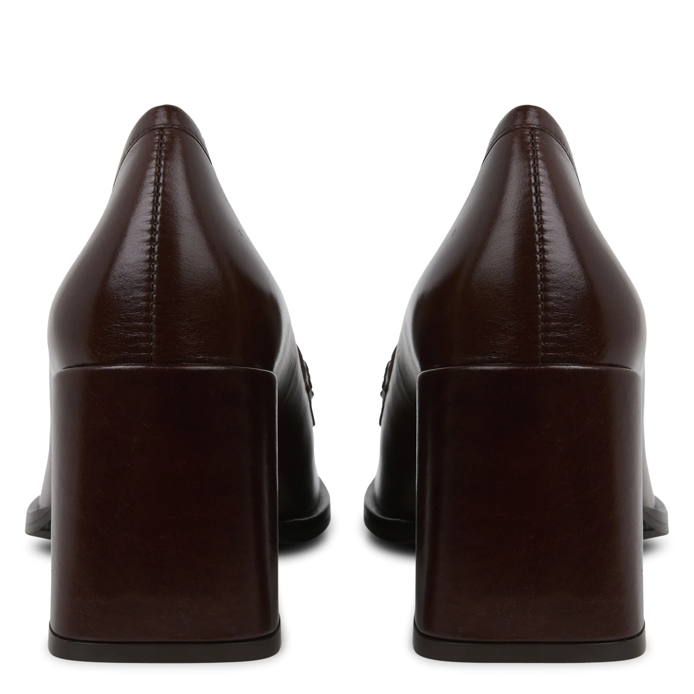  BILLI BI   Mocassini con tacco in pelle | Marrone