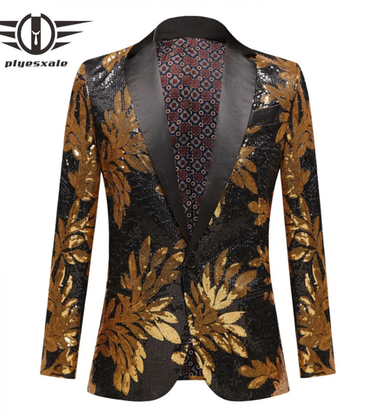 Blazer da giacca Blazer con paillettes Blazer da uomo Taglia Blazer da uomo Nuovo arrivo elegante