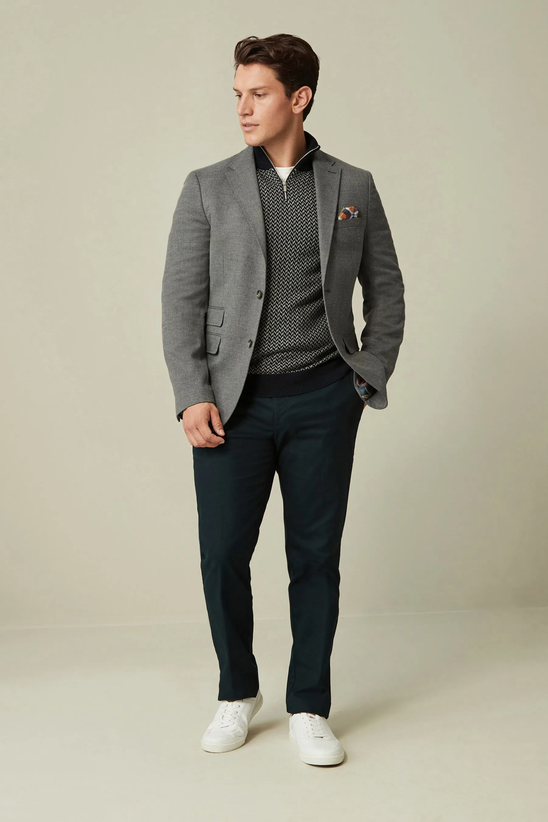 Blazer elegante testurizzato