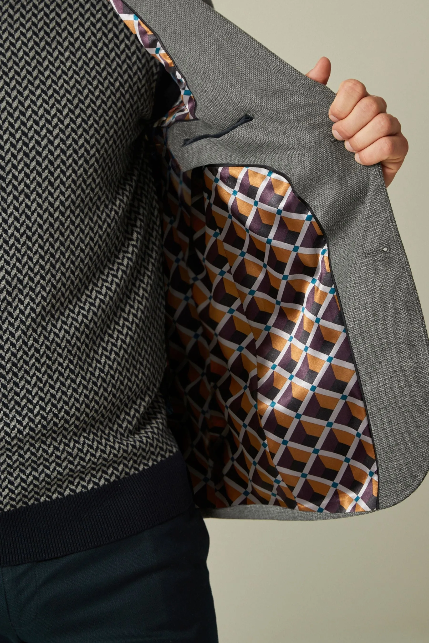 Blazer elegante testurizzato