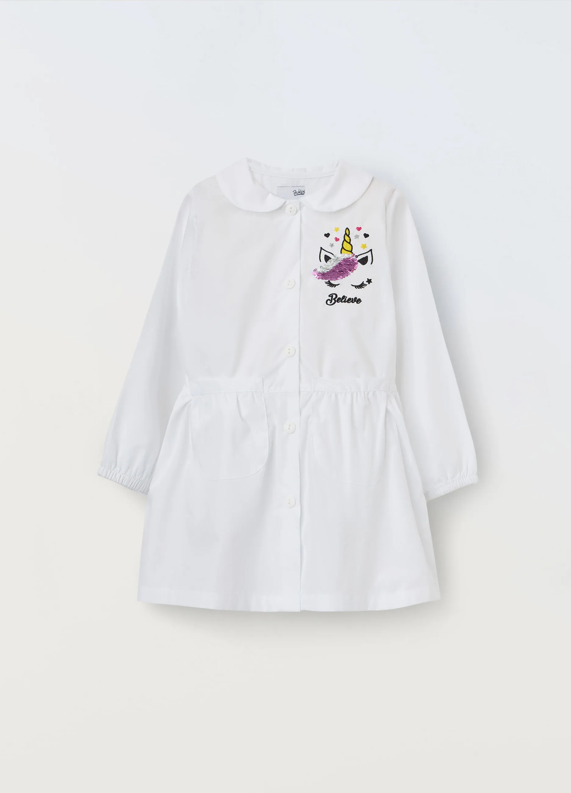 BLUKIDS  Grembiule con pallette bambina