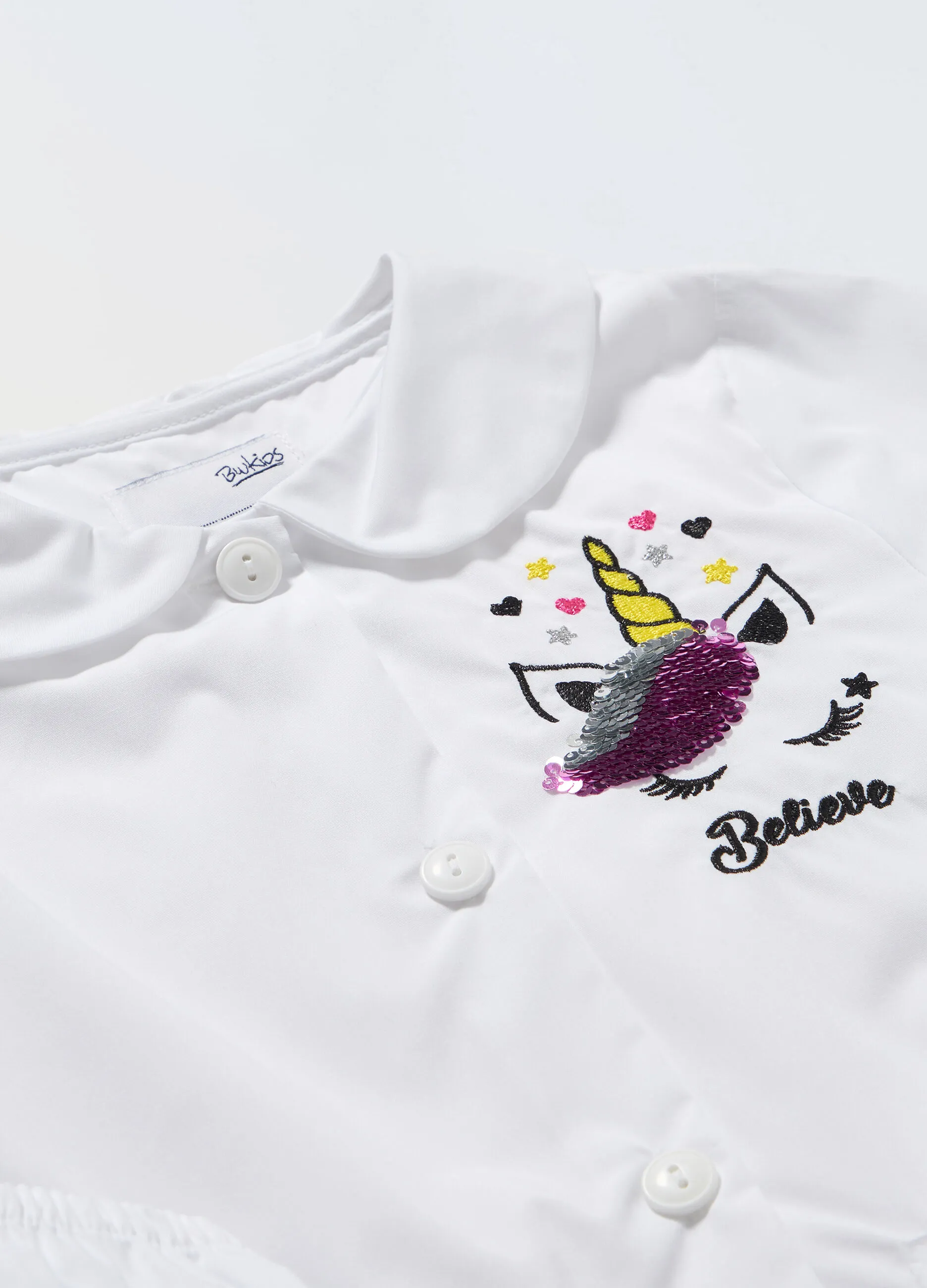 BLUKIDS  Grembiule con pallette bambina