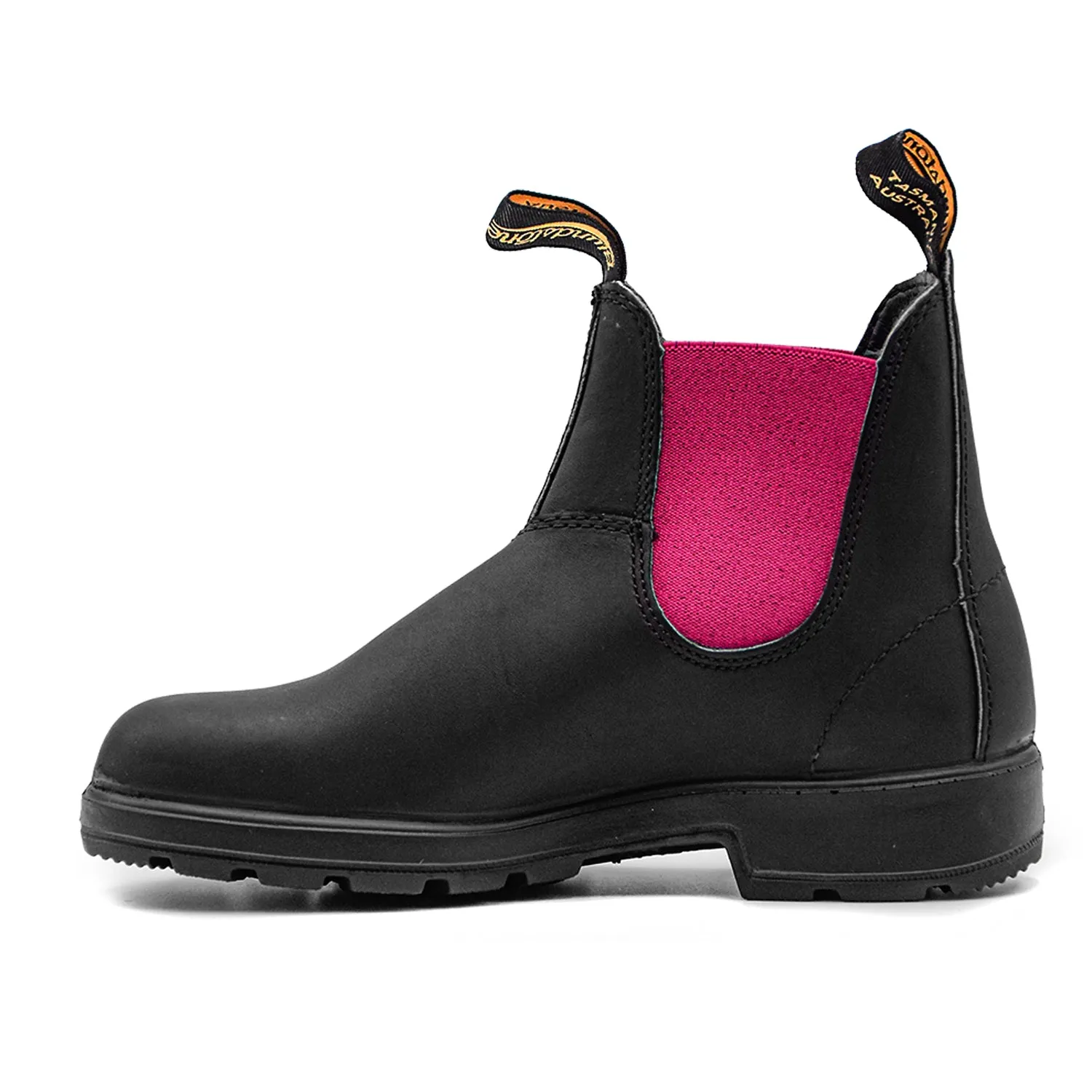 Blundstone Beatles Nero Donna Elastici Rosa Dalla Suola PORON