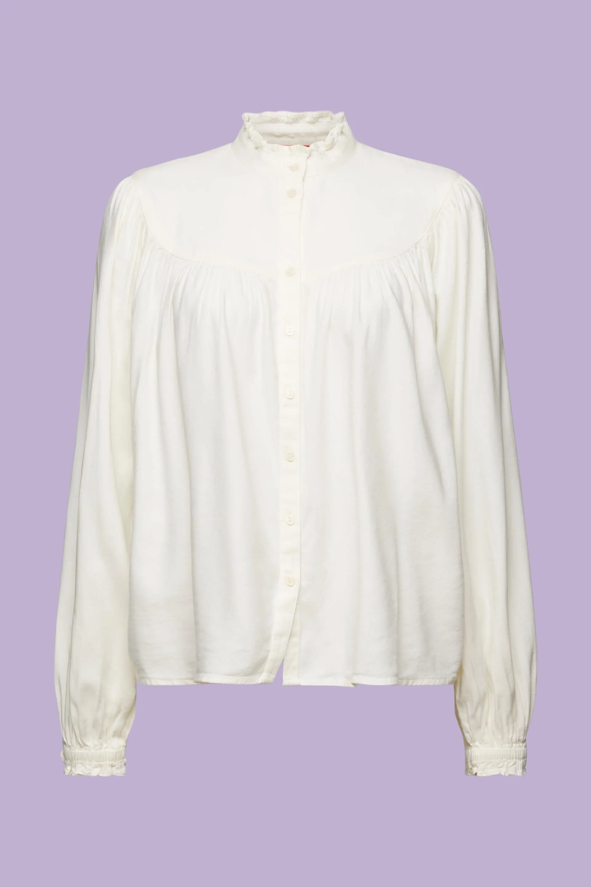 Blusa con rouches