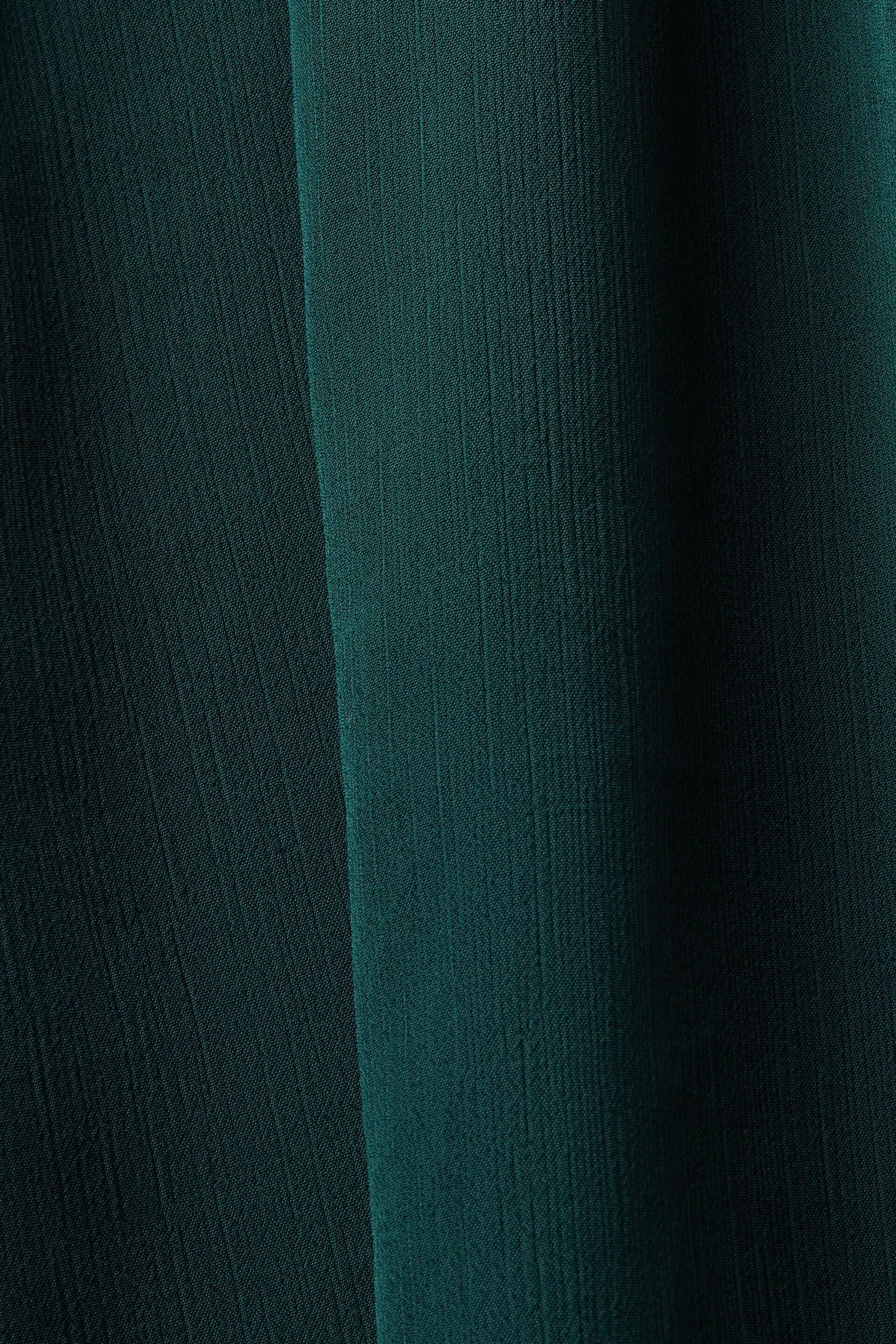 Blusa in chiffon arricciata