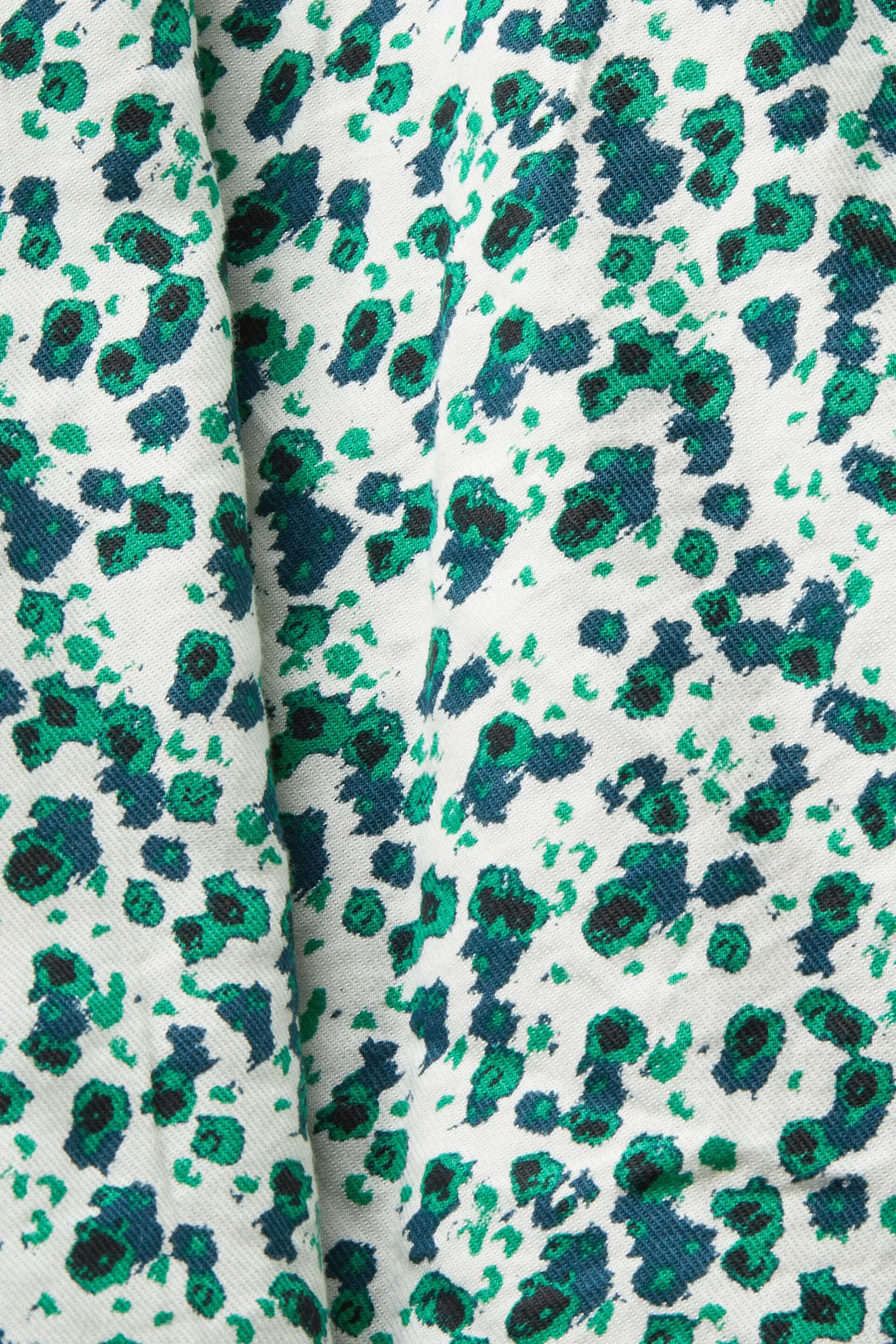Blusa stampata con ruches