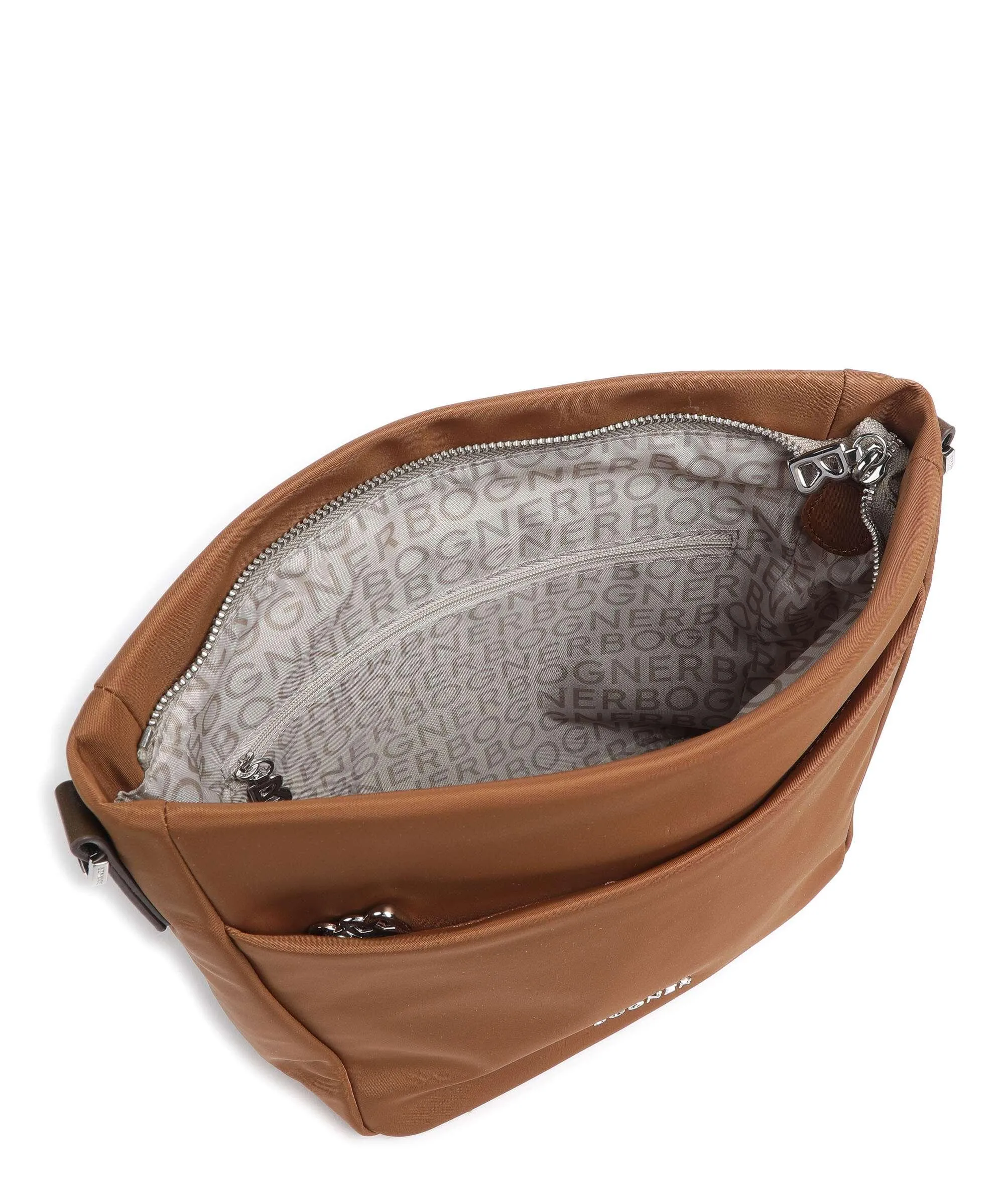  Bogner Klosters Juna Borsa a tracolla nylon marrone  
