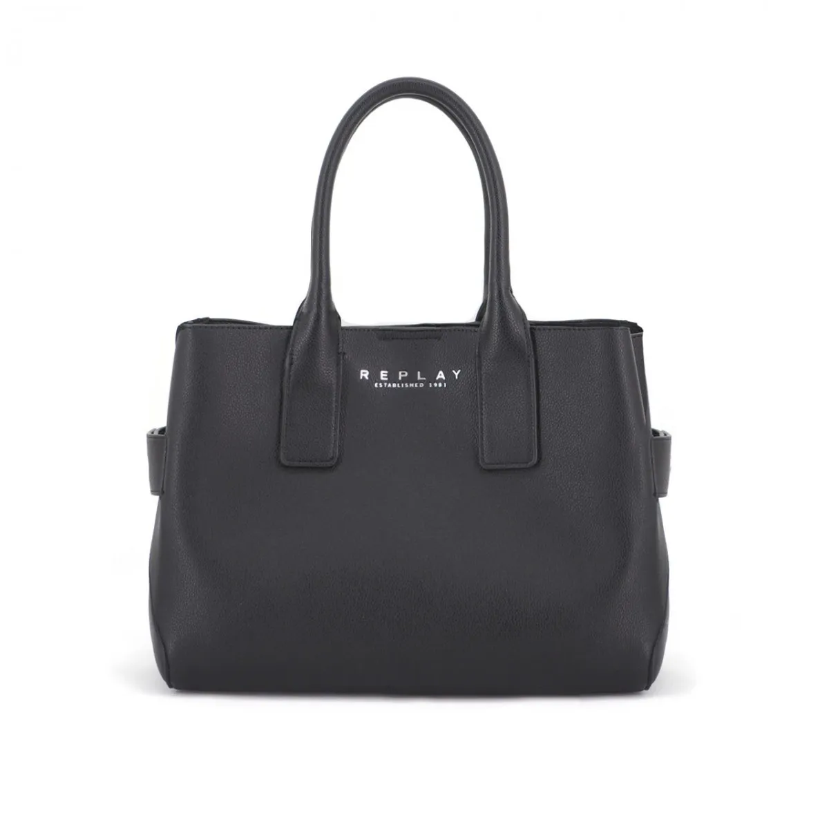 Borsa A Mano Con Tracolla, Nero