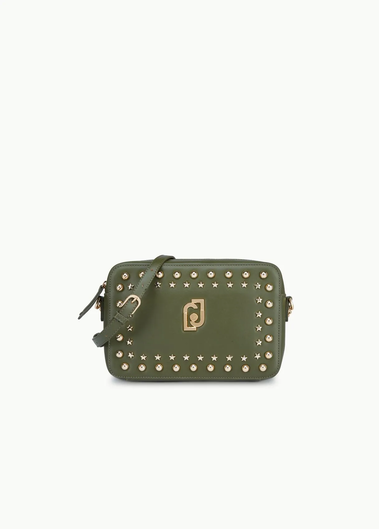 Borsa a tracolla con borchie