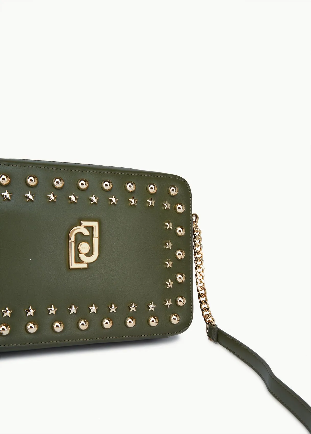 Borsa a tracolla con borchie