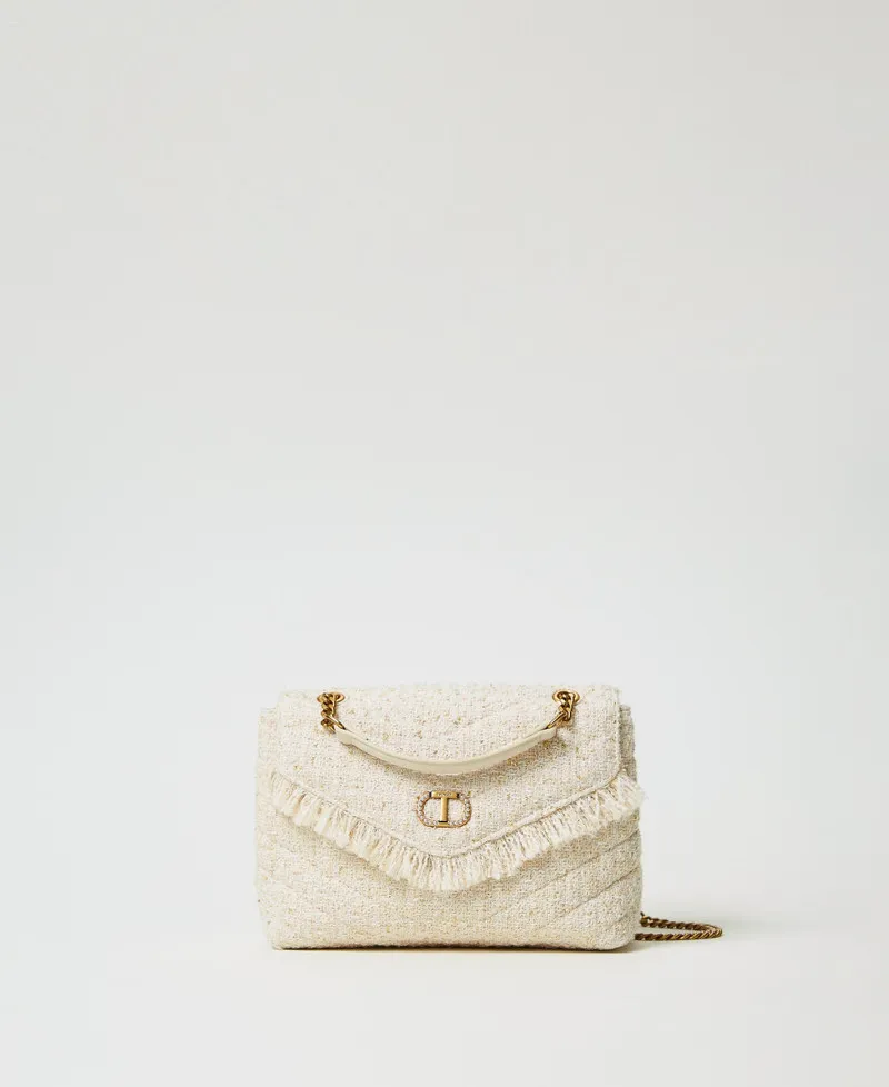 Borsa a tracolla 'Dreamy' media in tweed