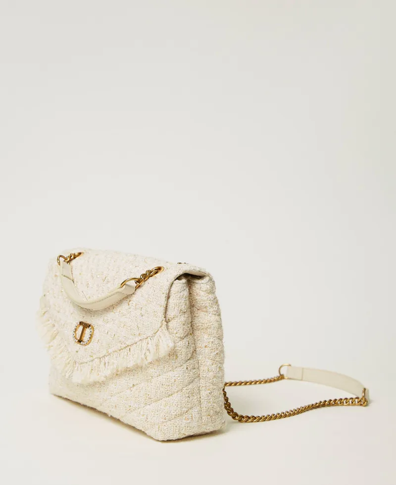 Borsa a tracolla 'Dreamy' media in tweed