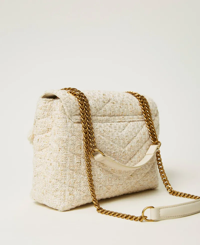 Borsa a tracolla 'Dreamy' media in tweed