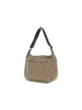 Borsa a tracolla Gherardini SOFTY CROSSBODY TABACCO in tessuto e pelle tabacco