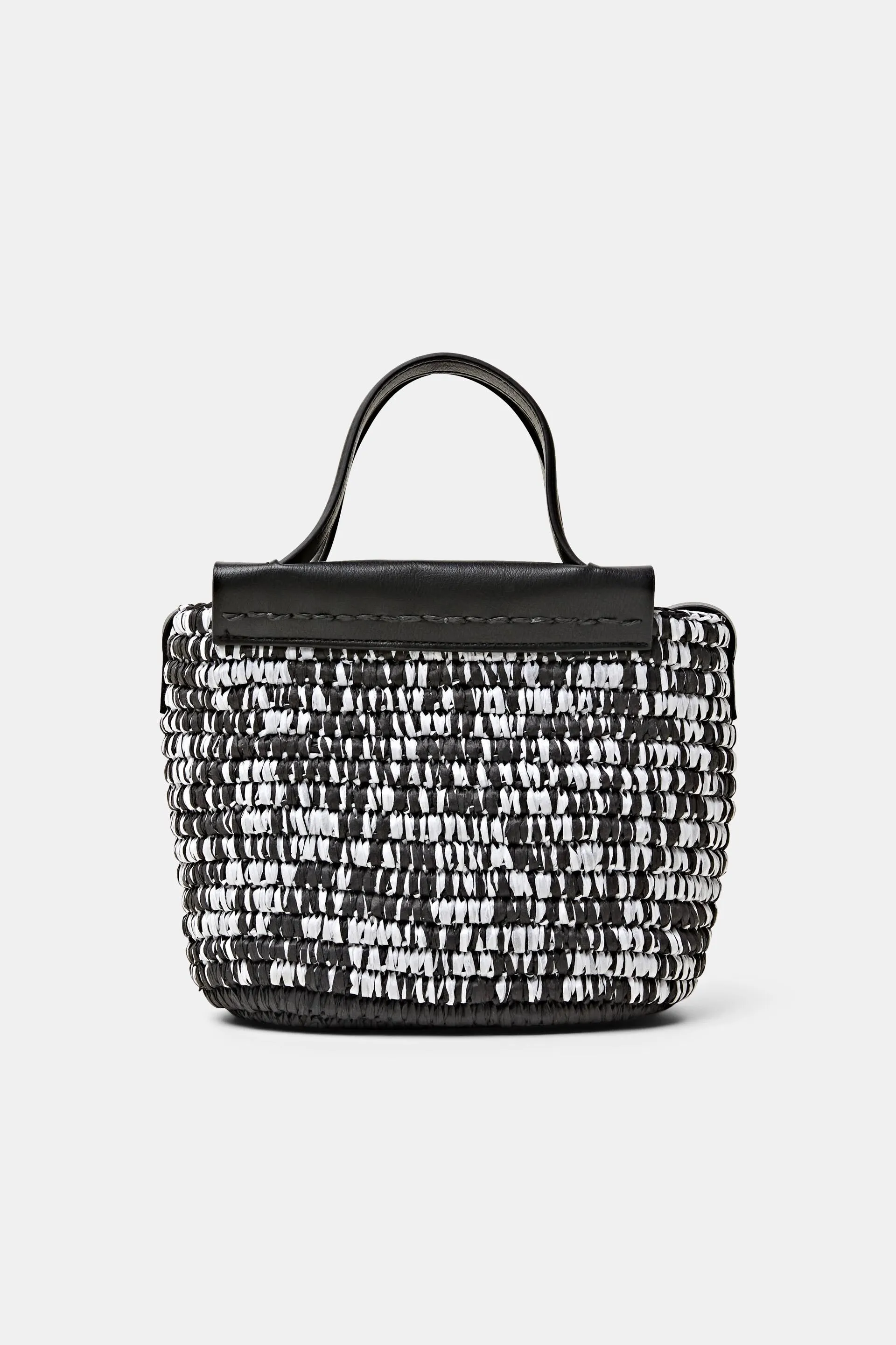 Borsa a tracolla in carta intrecciata