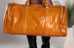 Borsa in pelle naturale Ava , marrone chiaro