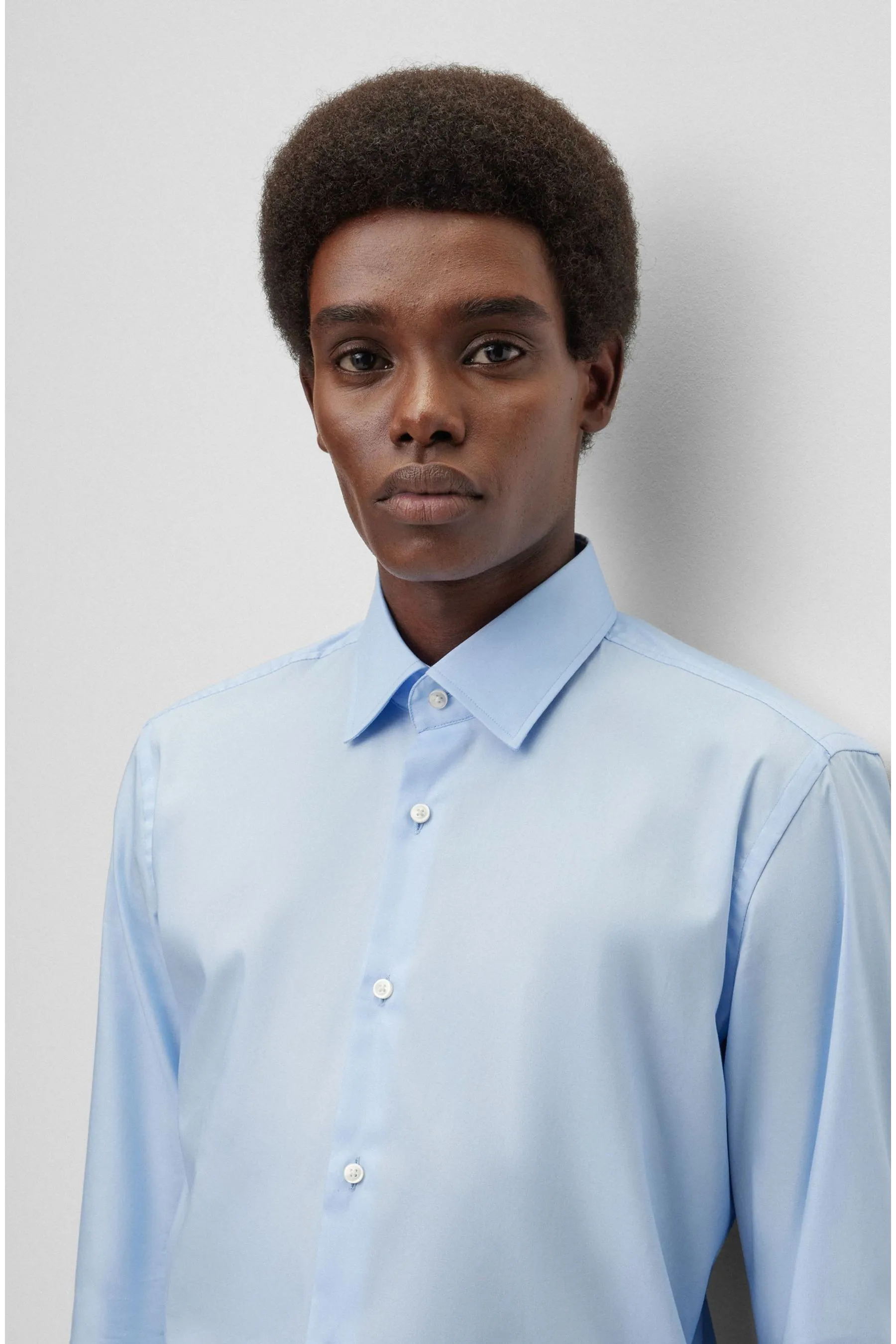 BOSS Vestibilità slim Cotton Vestito Shirt    