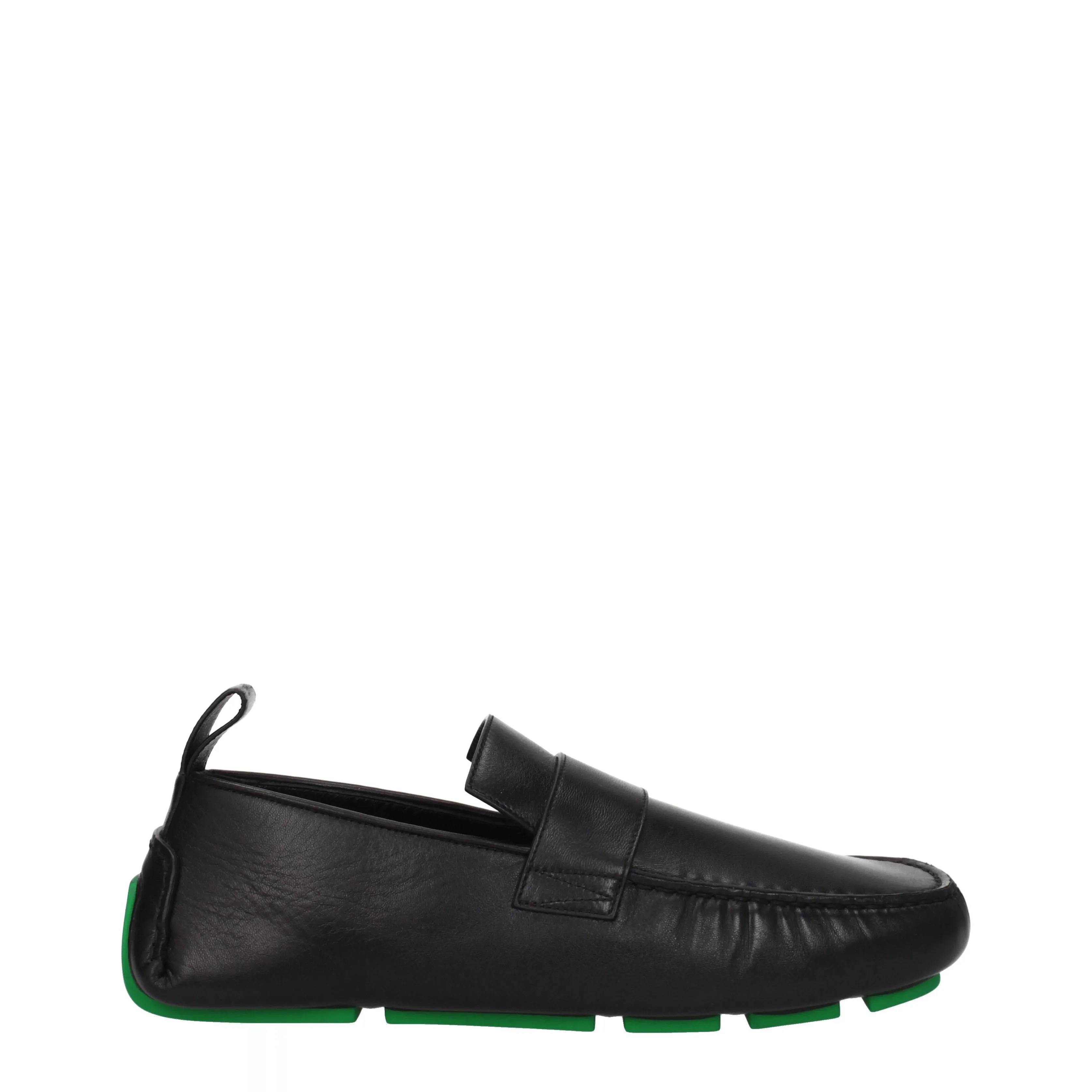 Bottega Veneta Mocassini Uomo Pelle Nero/Parrocchetto