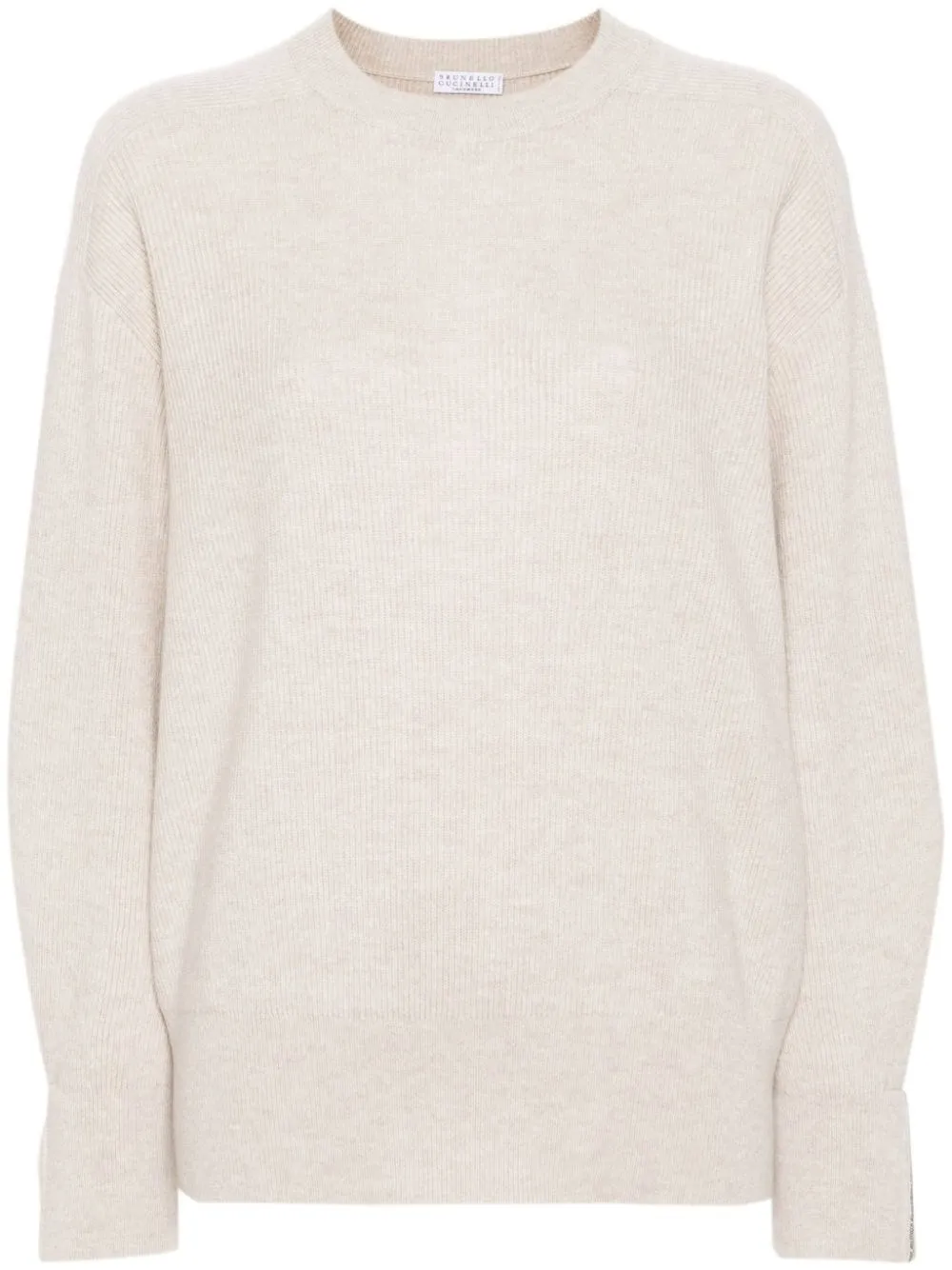 Brunello Cucinelli-Maglione con catena Monili