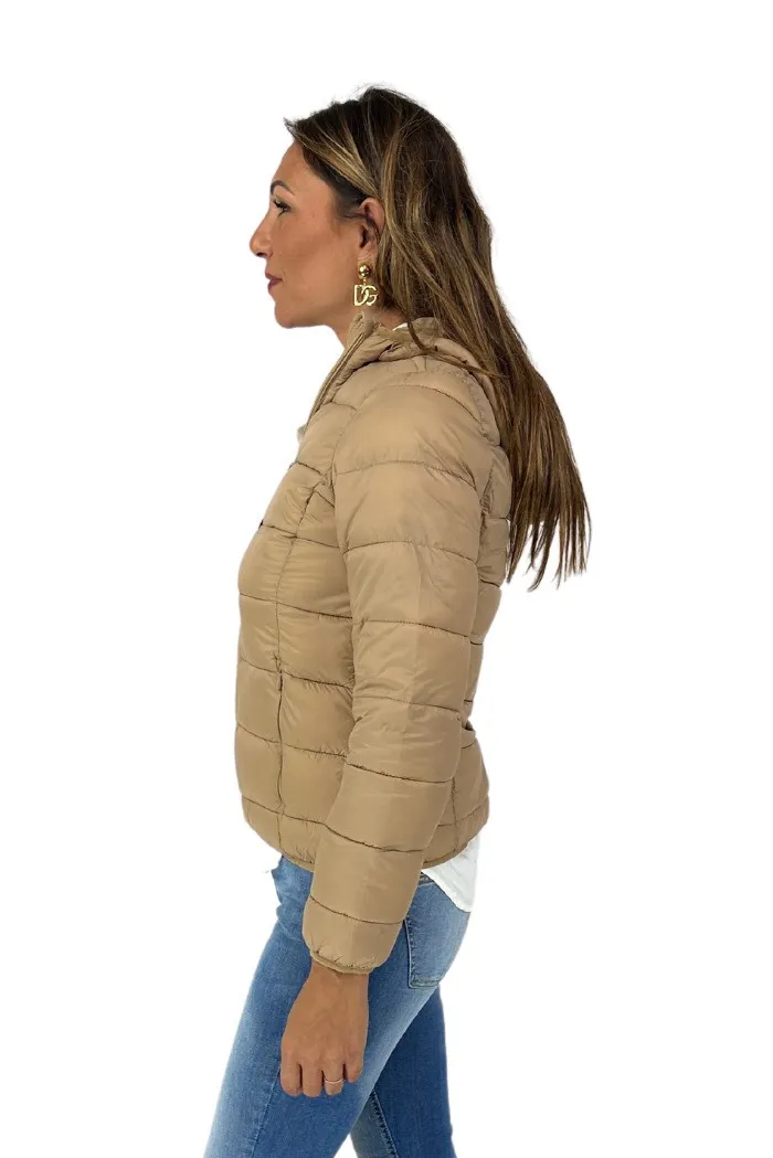 B.Young piumino in nylon con cappuccio bybelena 20810658