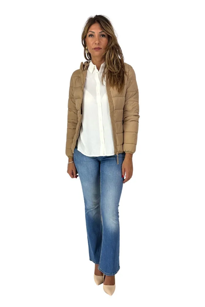 B.Young piumino in nylon con cappuccio bybelena 20810658