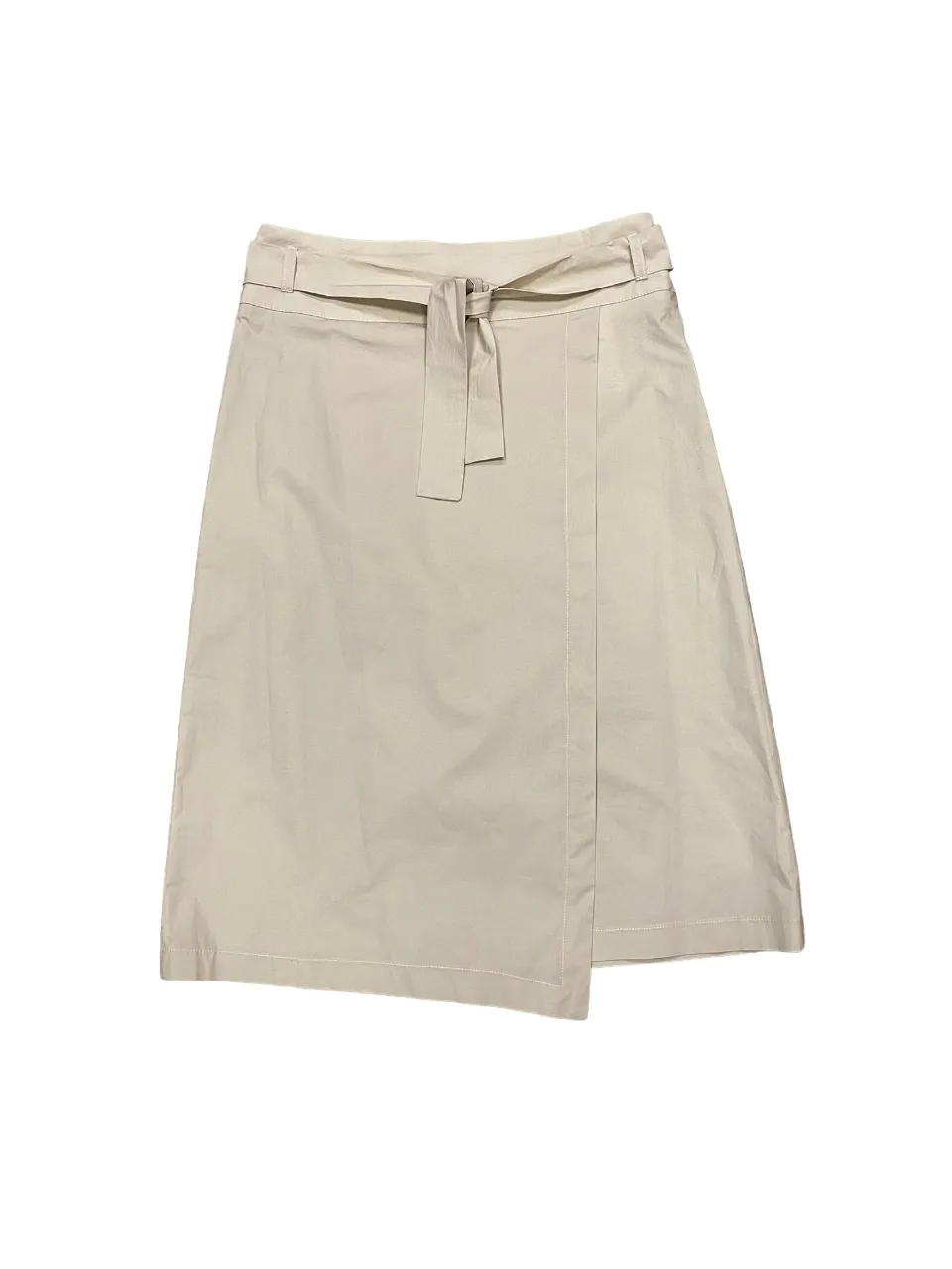 CafèNoir Wrap skirt with sash C7JC0103 M013 beige