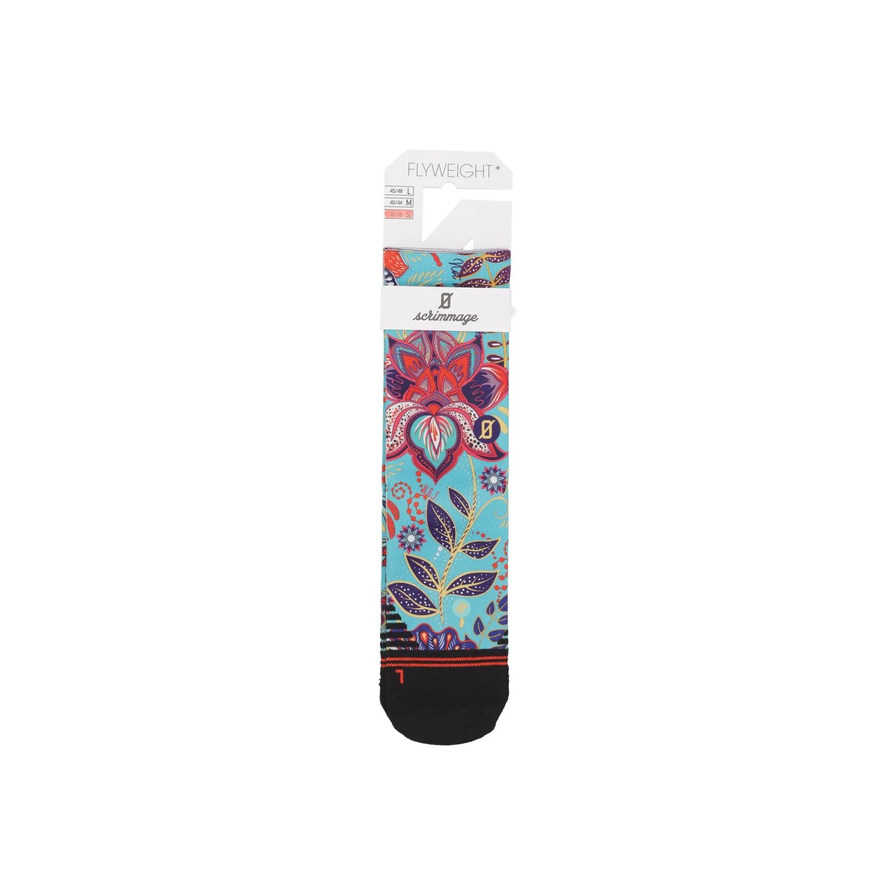 Calza Media Uomo Paisley Watergreen